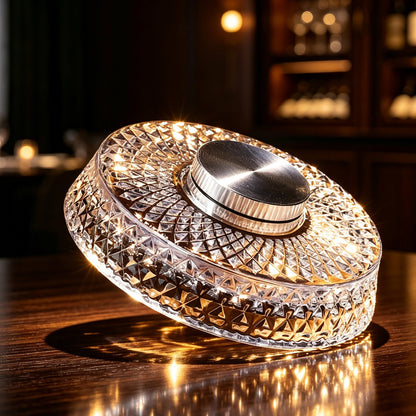 Sornelva Star-Engraved Rotating Whiskey Glasses — 2-Piece Set — product image 2